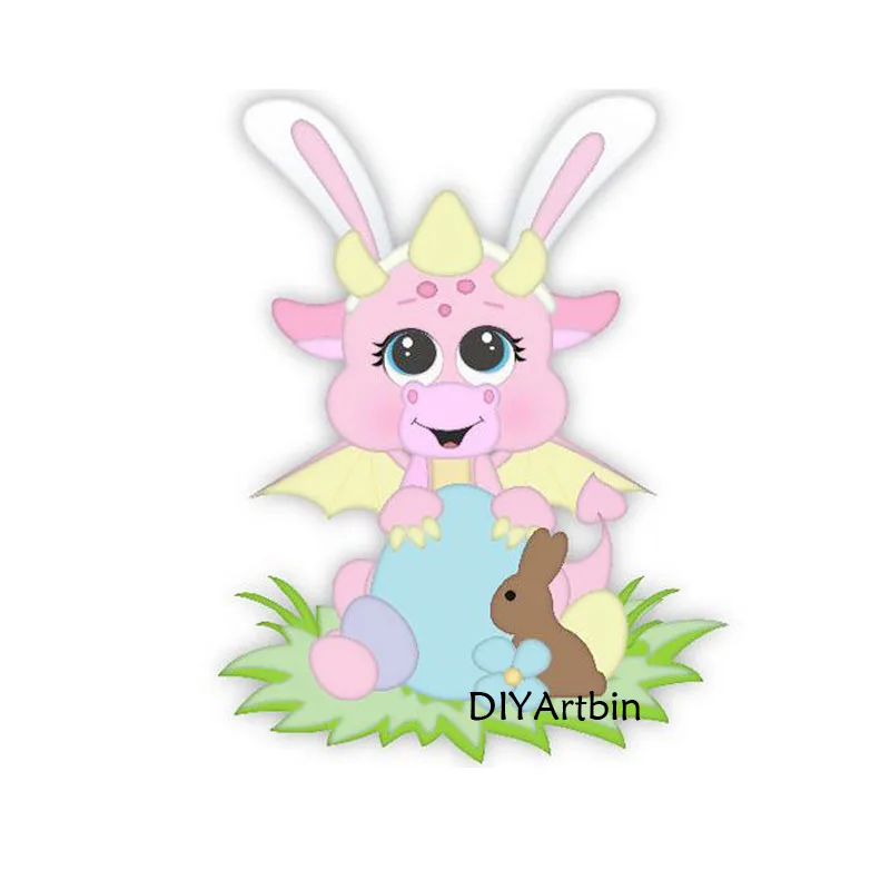 

Корова Кролик Пасхальные металлические Вырубные штампы фотоальбом карточка бумага тиснение крафт слои штампы