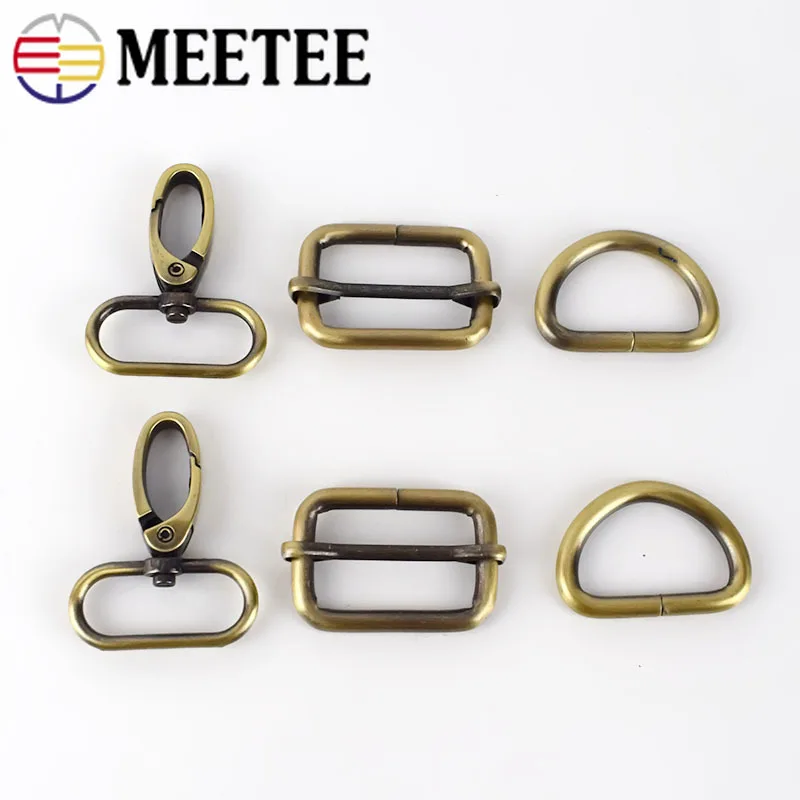 1/2 комплекта 32 мм металлическая пряжка регулировщик D кольцо пряжки ремешок сумка