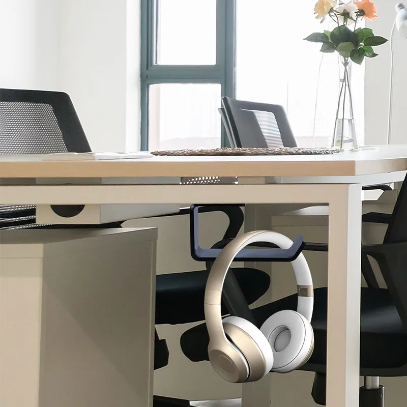 Липкий дисплей стенд стикер акриловый кронштейн для наушников Вешалка под стол