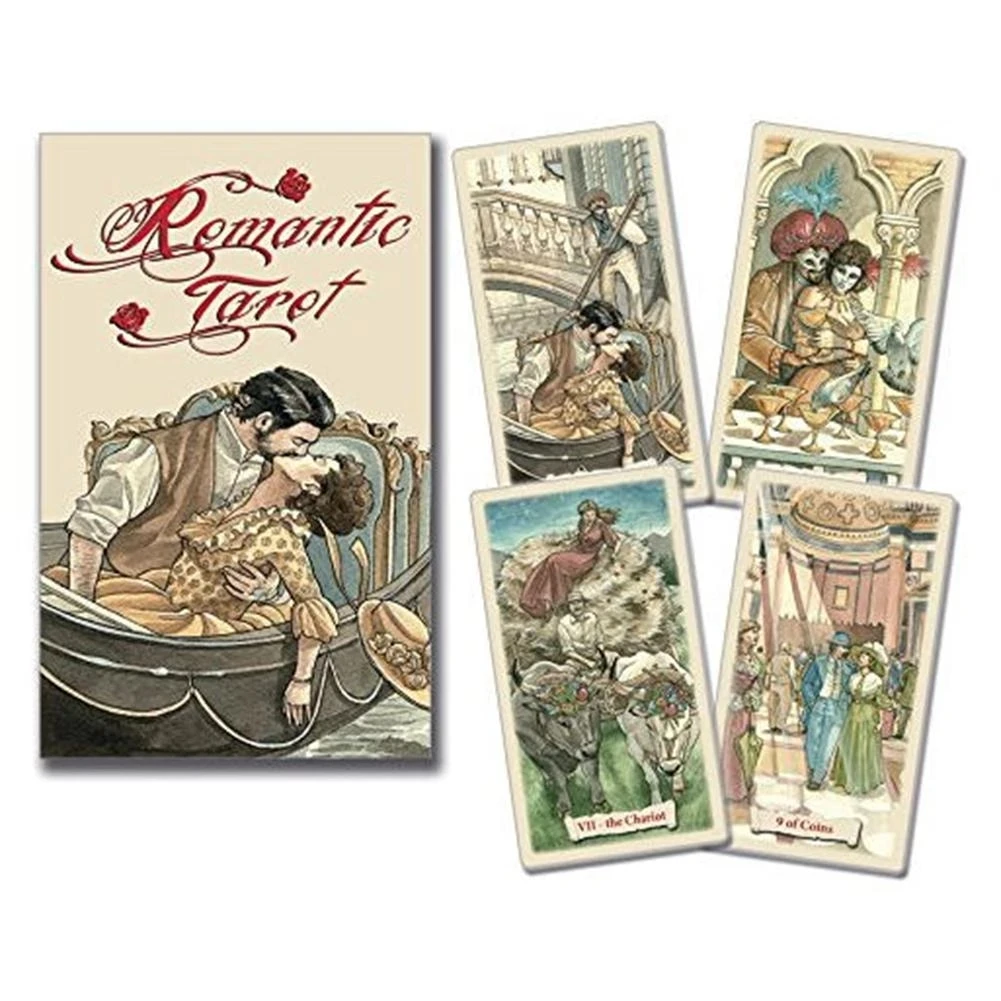 

78pcs/set Romantic Tarot Cards English Guidance Divination Fate Cards Game Deck Board Games Party Entertainment Playing Cards