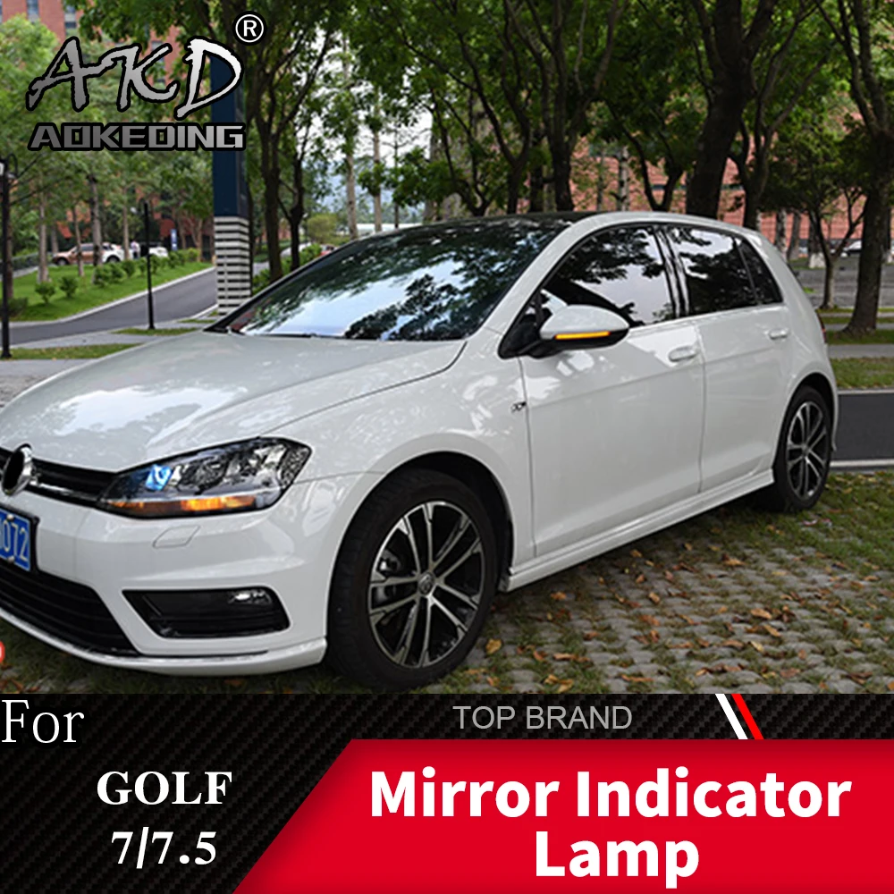

Mirror Indicator Lamp For Car Volkswagen Golf-7 2013-2019 VM GOLF-7.5 LED Tail Lights Fog Light Day Running Light DRL Tuning Car