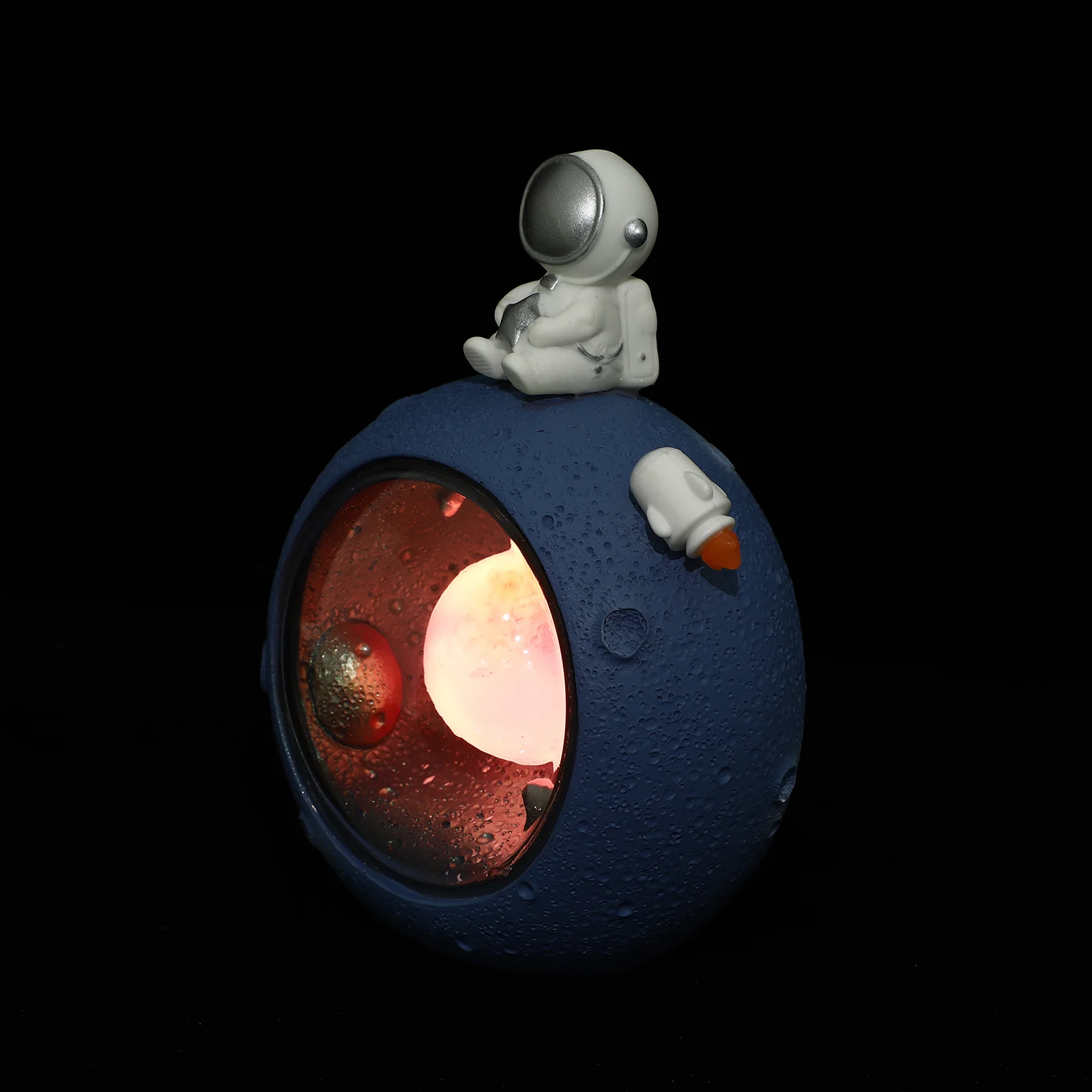 

1PC Chic Astronaut Planet Small Night Lamp Bedside Desktop Creative Decoration