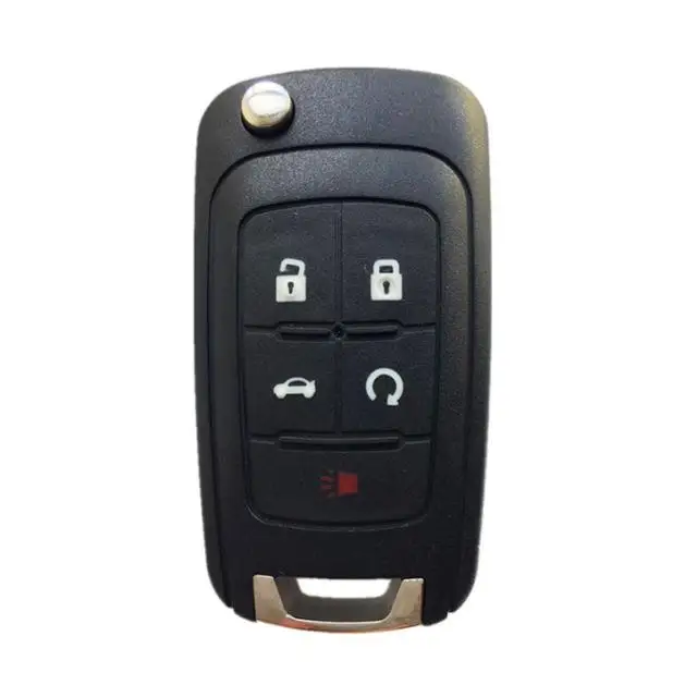 5 Кнопок 2/3/4/5 кнопки дистанционный ключ чехол для Chevrolet Cruze 2011 2012 2010 Impala Camaro Авео Эпика лова Автомобильный складной чехол для ключей на застежке - Количество кнопок: 5 Кнопок