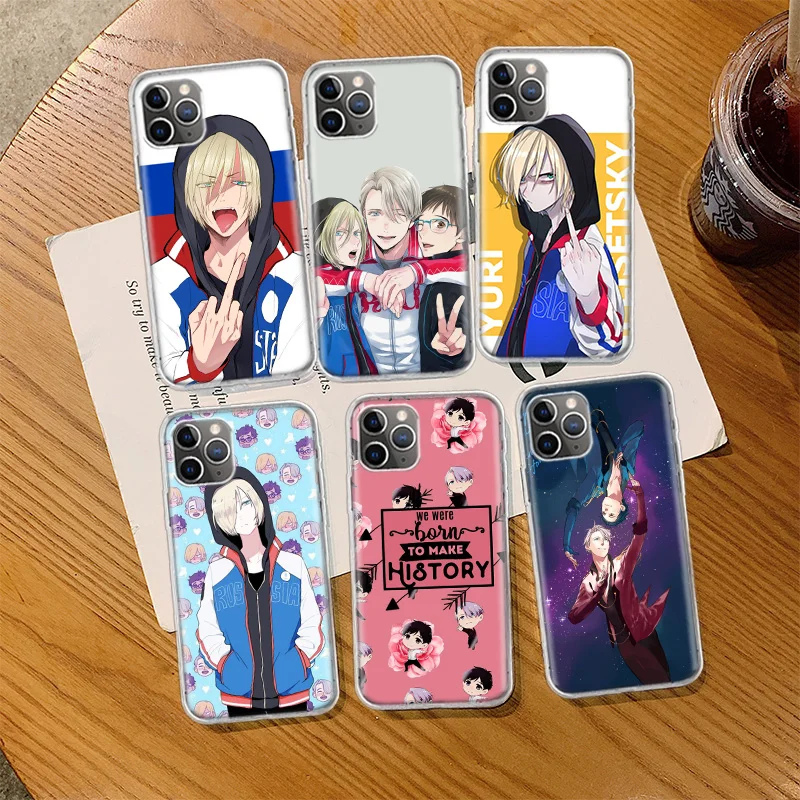 Чехол для телефона Yuri On Ice с аниме Iphone 13 Pro Max Apple 11 12 Mini SE 2020 X XS XR 8 7 Plus 6 6S 5 |