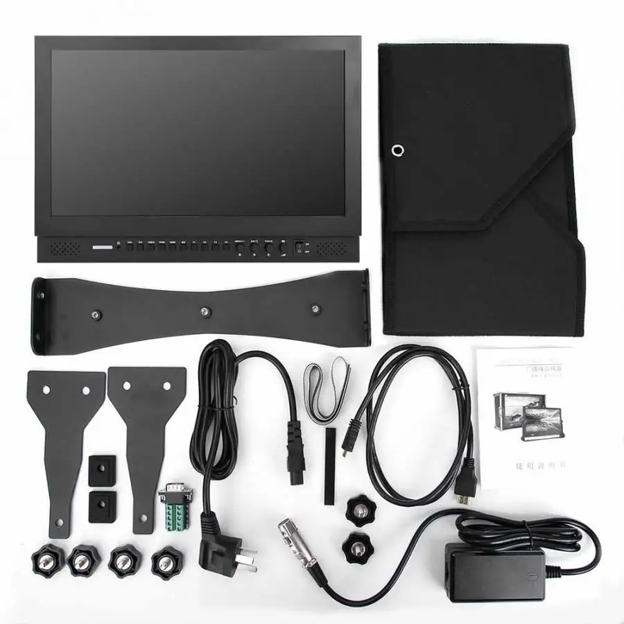 Black Seetec P173-9HSD 17,3 дюйма 4K ips SDI HDMI широковещательный монитор 1920*1080 широкоугольный монитор камеры AU Plug AC100-240V - Color: Black
