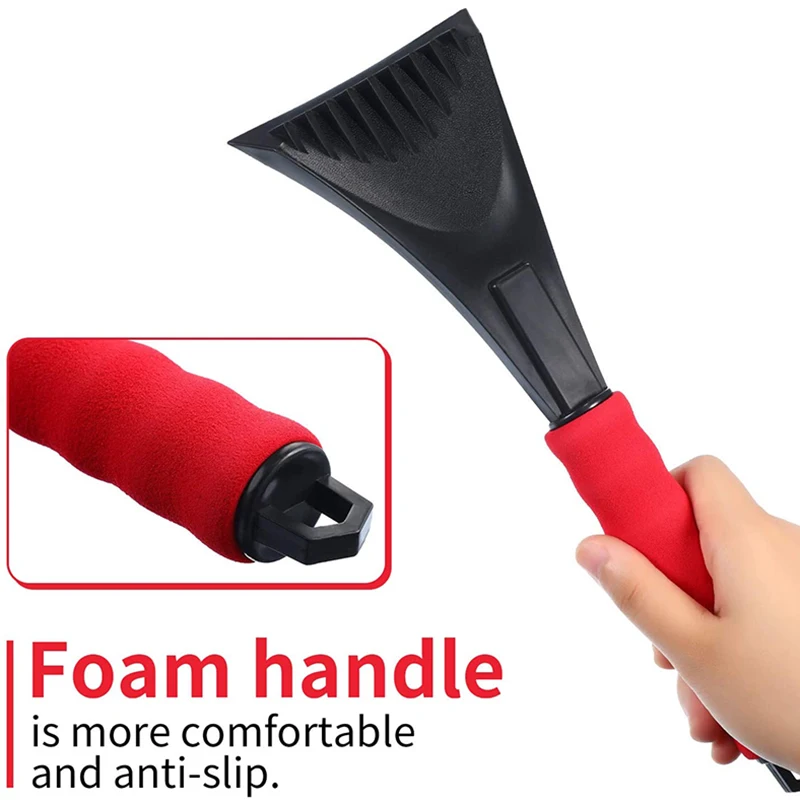 

Snow Ice Scraper Removal Snow Scraper Tool Car Ice Scraper with Foam Handle for Car Windshield Window Frost Scraping