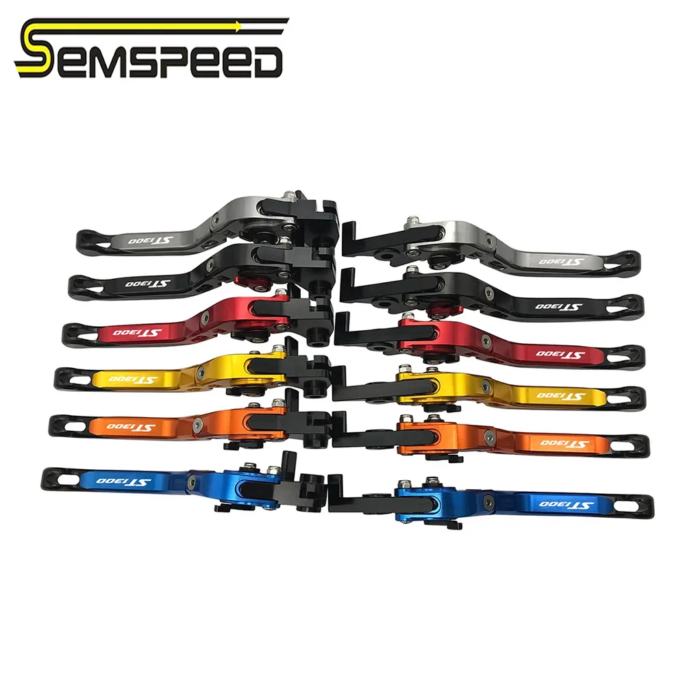 SEMSPEED ST1300 лого мотоцикла CNC Складные Выдвижные рычаги тормозного сцепления ручки