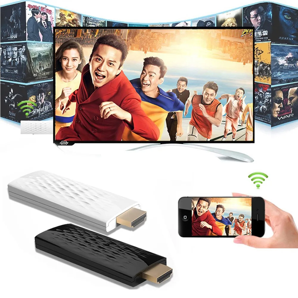 Беспроводной Wi-Fi адаптер для экрана телефона Airplay к HDMI TV iPad iPhone 6 6S Plus 5 5S Samsung S7 Edge S6