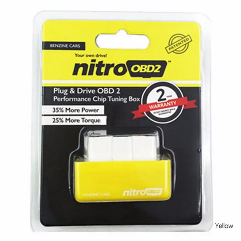 4 Colors Eco Nitro OBD2 Chip Tuning Box EcoOBD2 Save Fuel Gasoline Plug &amp Drive Performance Reset Button | Автомобили и