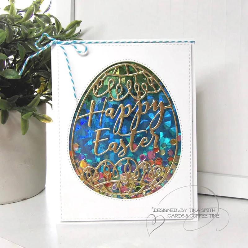 

2021 New Easter Eggs Cutting Dies Stamps Dies Scrapbooking Mold Cut Handmade Tools DIY Craft Decoration Metal Cutting Dies Hot