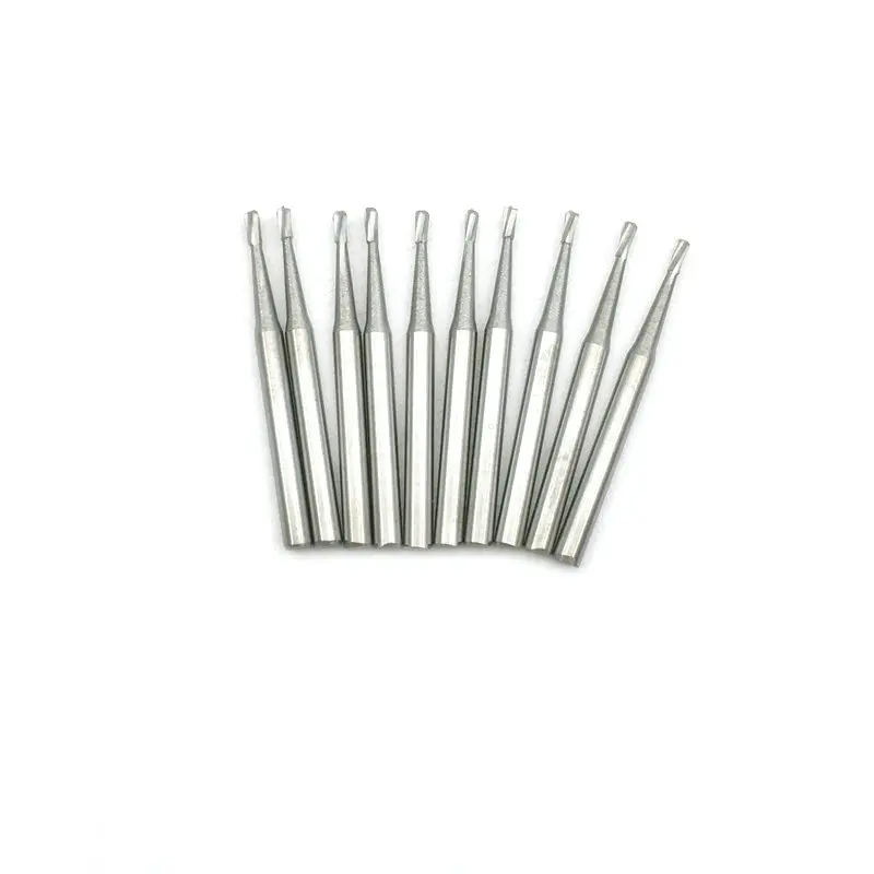 10 шт./упак. Dental Tungsten Steel Карбид Боры Бур сверло 19 мм Длина высокоскоростные боры FG330