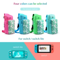 animal crossing leaf switch case for nintendo switch console adjust carrying storage case shoulder bag travel protection cute