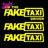 sticky funny faketaxi fake taxi im the fake taxi driver car sticker for bicycle motorcycle accessories stickers