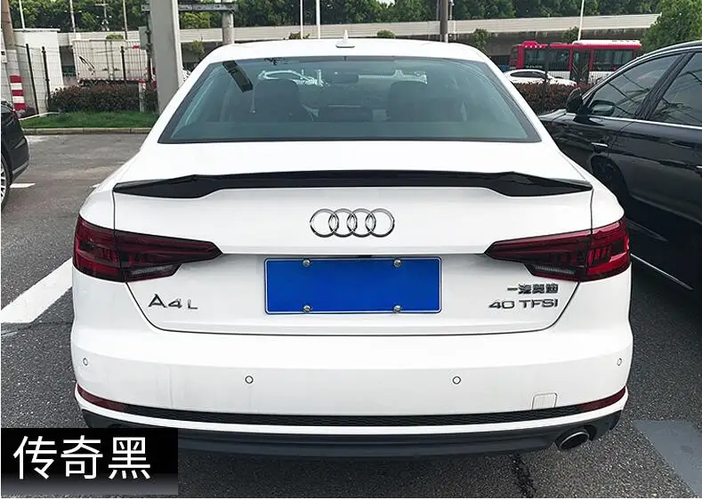 Спойлер для Audi A4 2018-2019 BGIV спойлер из АБС-пластика цвет заднего крыла автомобиля