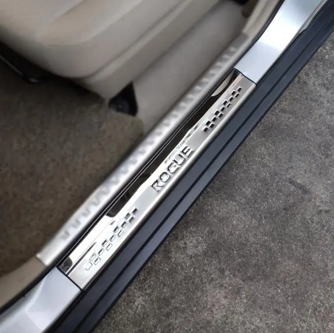 

Автомобильный Стайлинг для Nissan Rogue 2014-2020 аксессуары Нержавеющая сталь двери педаль подоконника Накладка гвардии протектор Стикеры t32 4 пред...