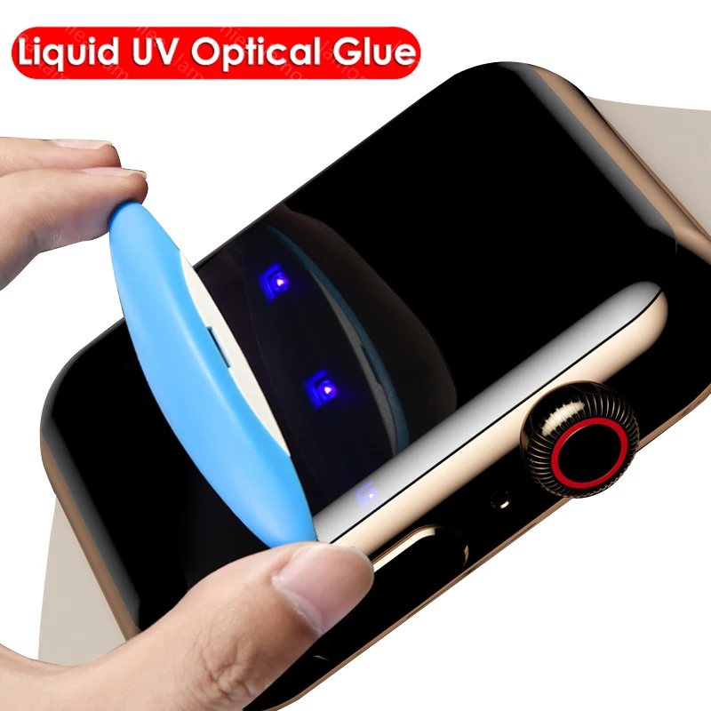 100D УФ полностью наклеиваемая поверхность защитная пленка из закаленного стекла