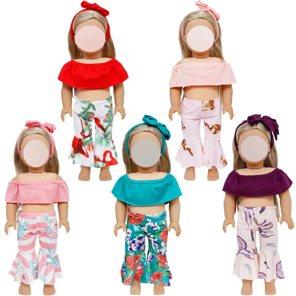 Модная повязка на голову с плоскими плечами и штанами 1 комплект аксессуары для