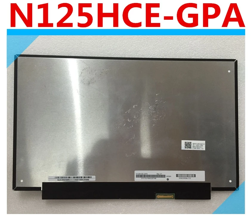 

12.5'' Laptop LED Display Screen Panel N125HCE-GPA IPS 1080p FHD 30pin NON-TOUCH 60Hz