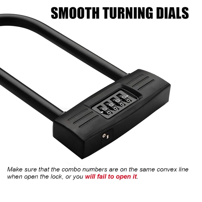 Велосипед U Lock сверхмощный велосипед Скутер мотоциклы комбинированный замок