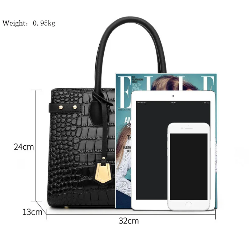 XMESSUN женские сумки с крокодиловым узором дизайнерская Ретро Высококачественная