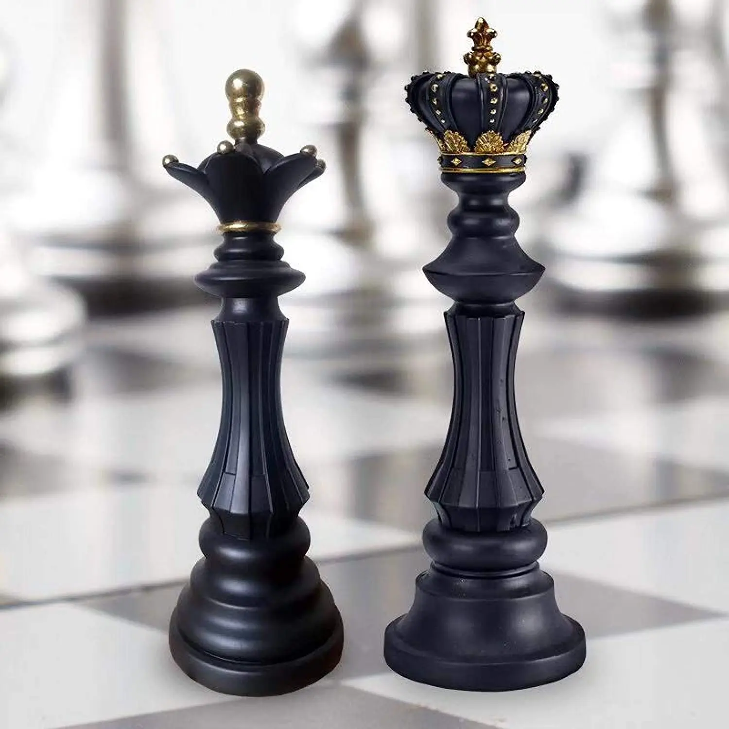 

Ретро искусственные шахматы из смолы ретро украшения для дома мягкая одежда злодей скульптура Роскошные шахматы