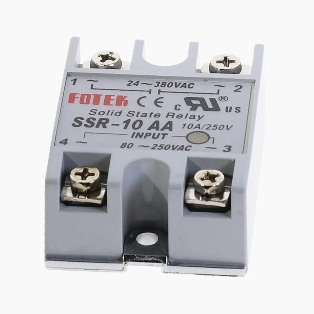 1 шт. Твердотельный релейный модуль 80 250 В 10 А 24 380 в перем. Тока|solid state relay|state relay