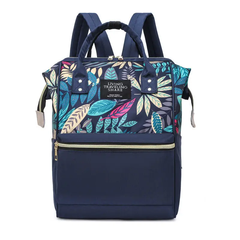 

Nylon Women School Bags Lady Shoulder Backpacks Large Capacity Mommy Baby Nursing Bags Fashion Business Laptop Backpack Elegant