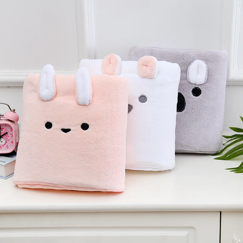 

Cute cartoon bath towel warm Plush cute pet towel absorbent towel net red towel bath towel