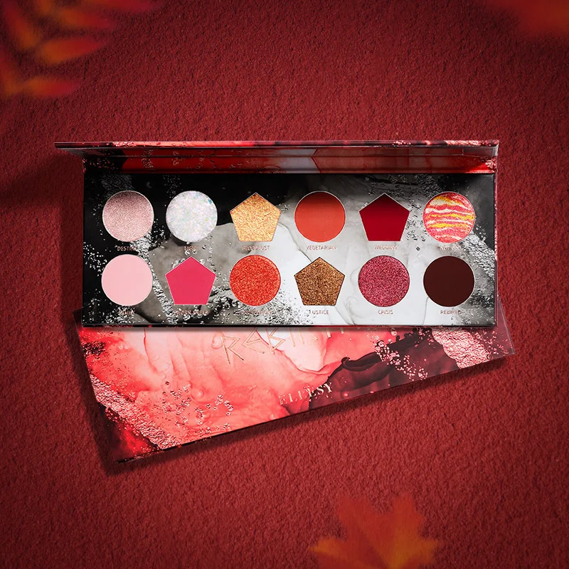 12 цветов аристократической живописи тени для век Палитра мерцающий матовый