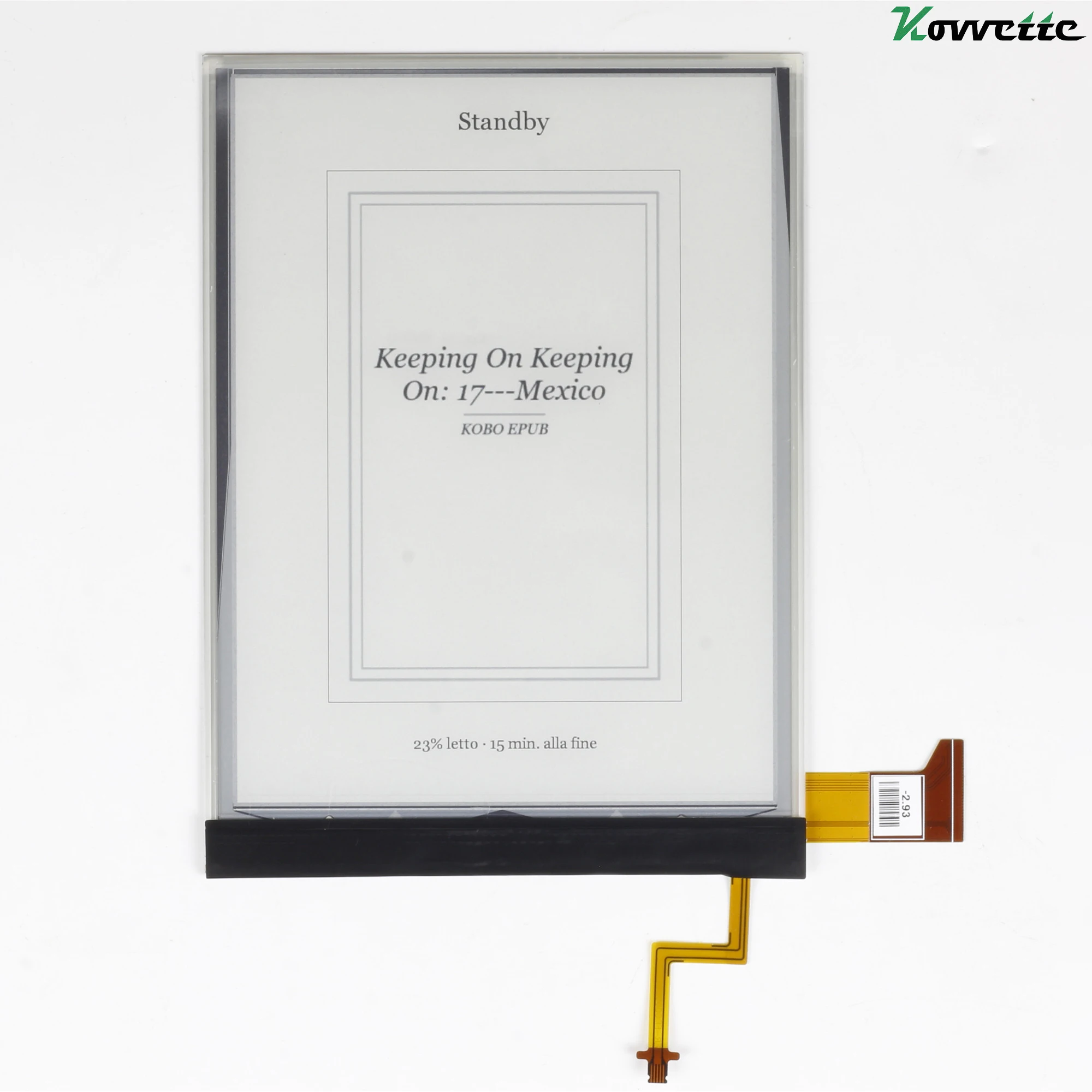 6 дюймов новый бренд оригинальный ED060XCD E Ink Carta Экран с светодиодный передний