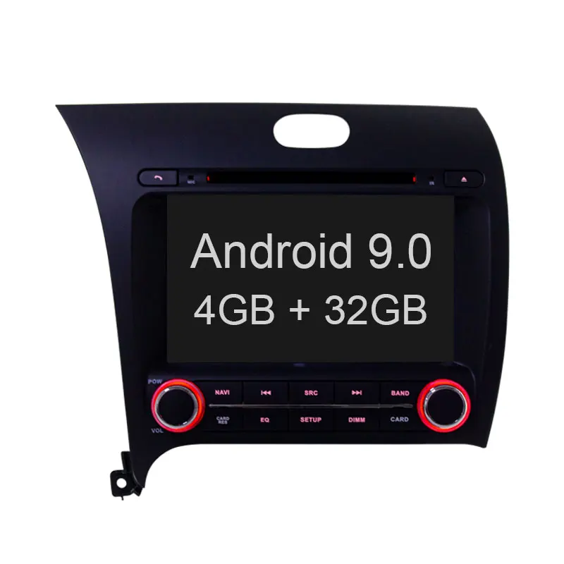 RAM4G ROM32G TOPBSNA Android 9,0 автомобильный DVD мультимедийный плеер для Kia CERATO K3 FORTE 2013 wifi автомобильный Радио плеер с gps-навигатором авто FM - Цвет: RAM4G ROM32G
