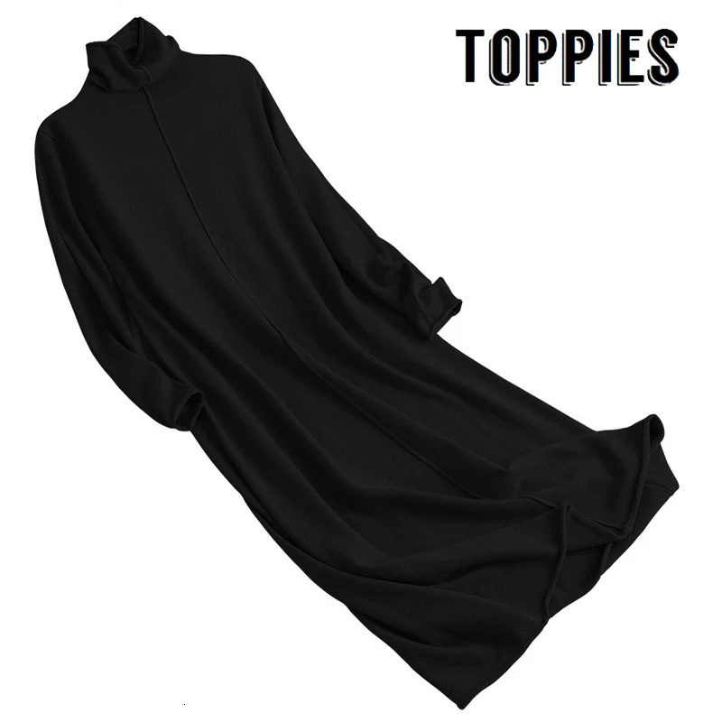 2019 осень зима женское шерстяное платье водолазка вязаный свитер длинное