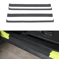 4pcsset car door sill trim protection stickers for suzuki jimny 2019 up new auto accessories