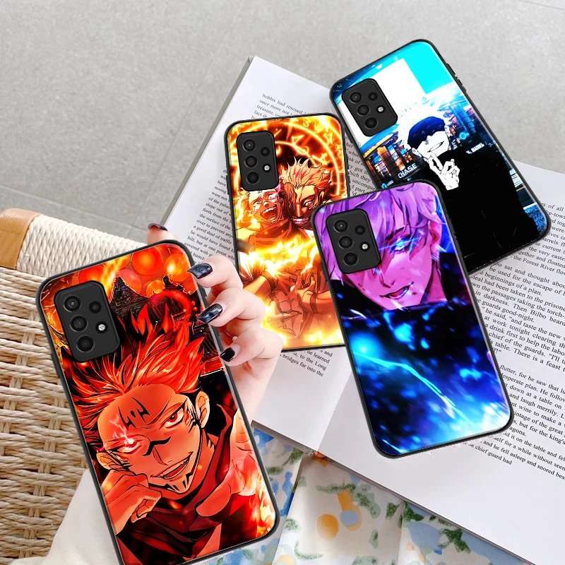 

Jujutsu Kaisen Anime Itadori Yuji Ryomen Sukuna Phone Case For Samsung Galaxy A11 A21S A31 A32 A41 A42 A51 A52 A71 A72 Cover