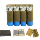 Охота 12GA винтовка пистолет пули сумка для пейнтбола приклад подсумок Перевозчик Airsoft волшебные палочки 4 со снарядами патронов держатель