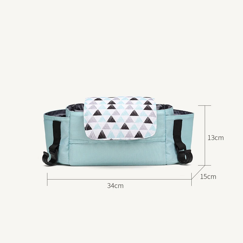 

Baby Stroller Accessories Portable Storage newborn Nursing Organizer Travel Hanging Carriage Bags Clamshell Diaper Pokets