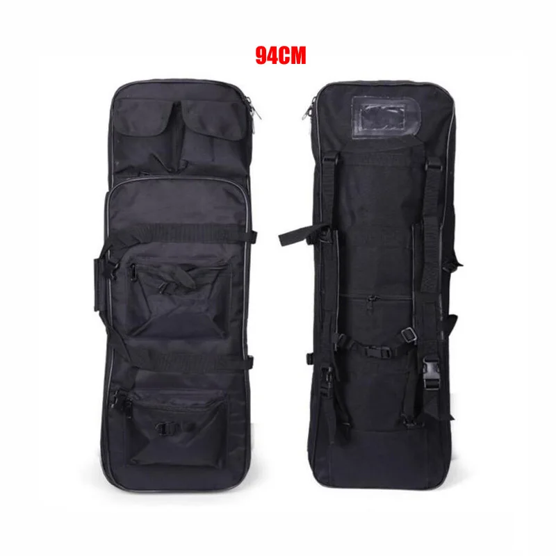 Black 94CM 81/94/118 см тактический аксессуары чехол для винтовки ружья сумка Военная охотничья сумка страйкбол кобура снайперская винтовка пистолет рюкзак для защиты от повреждений - Цвет: Black 94CM