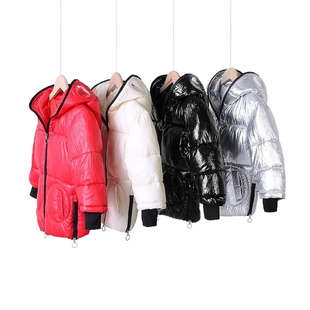 Пальто для мальчиков детская зимняя куртка пуховое пальто хлопковая с капюшоном