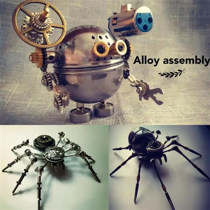 

Mechanical Assembly Model 3D Puzzle Steampunk Insect DIY Toy Assembly Handmade Model Decoration