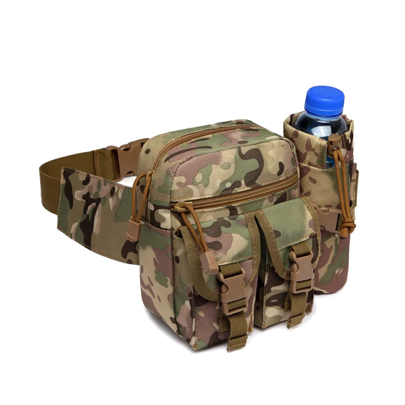 

4L Tactical Men Waist Pack 800D Nylon Hiking Water Bottle Phone Pouch Outdoor Army Military Hunting Climbing Camping Belt Bag