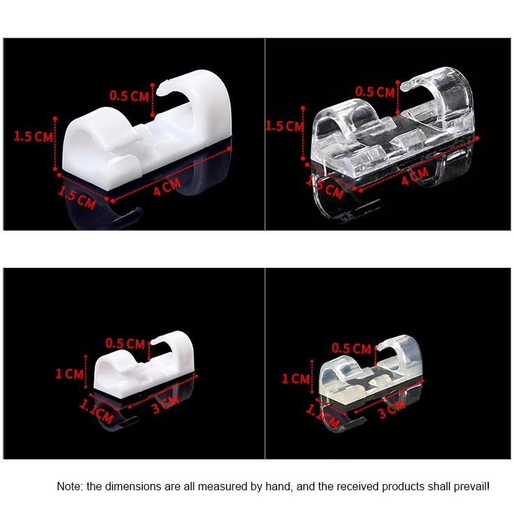 Кабельные Зажимы органайзера кабель Управление рабочего стола и рабочей станции