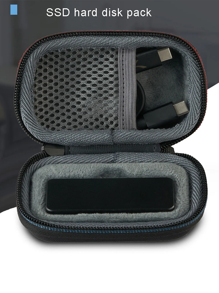 

Travel Protective Carrying Storage Bag EVA Hard Case for Sabrent Rocket Nano 1/2TB SSD Handy Case