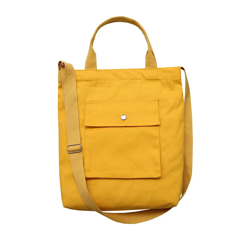 

2018 Korean version of leisure simple artistic canvas bag women's bag hand bill of lading shoulder Messenger bag Mori girl