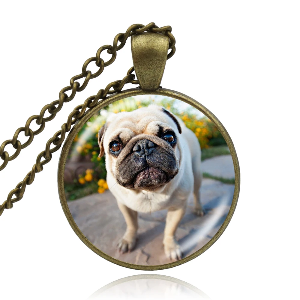 KARAIRIS 25 мм кабошон кулон ожерелье Собака Животное фото Мода Дружба Искусство