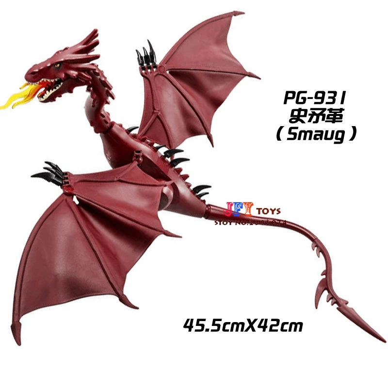 PG931 The Desolation of Smaug The Lonely Mountain Dol Guldor Battle строительные блоки Модель Кирпичи игрушки для детей - Цвет: PG931