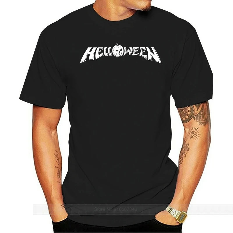 

Custom T-SHIRT HELLOWEEN group music- show original title Mens T Shirts Summer Hipster fashion t-shirt men cotton brand teeshirt