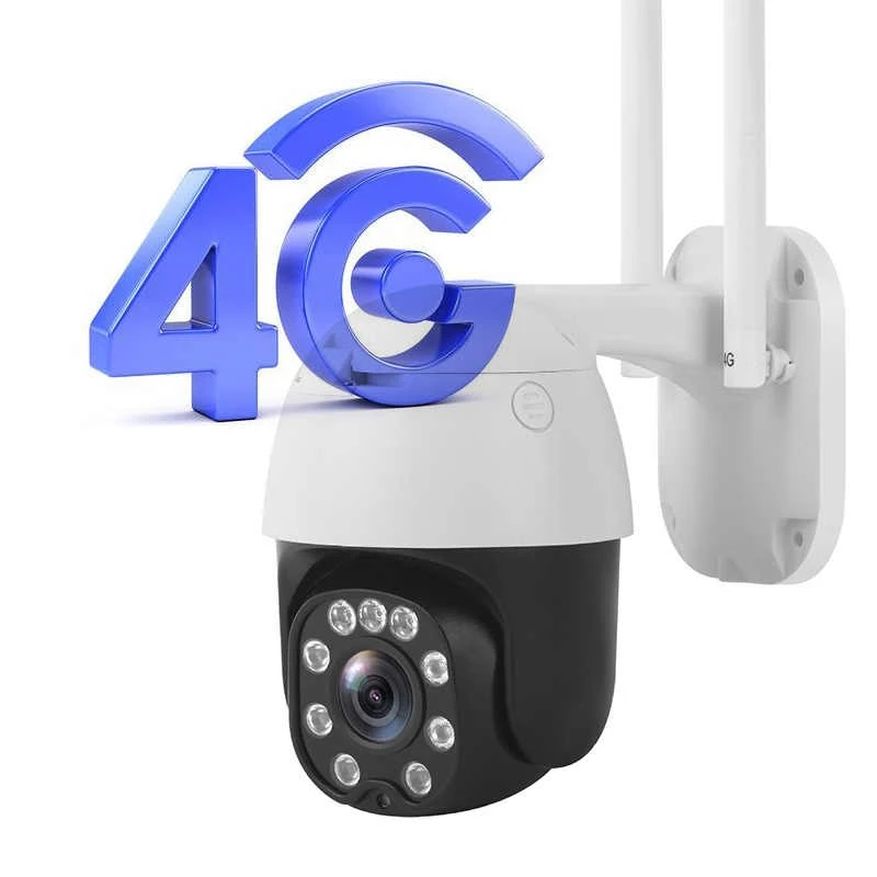 Открытый 4G PTZ IP камера ночного видения HD 1080p безопасности IR Onvif беспроводной Wifi 2MP