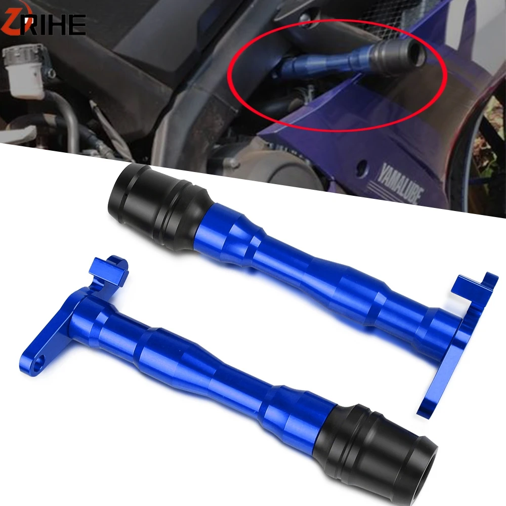 

Motorcycle Frame Sliders Crash Guard Pad Side Shield Modified Engine Case Protector For YAMAHA R15 V3 2017 2018 2019 2020 2021