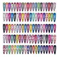 20pcslot cute snap metal hairpins for baby girls clips barrettes flower fruit print hair accessories for kids hairgrips acc110