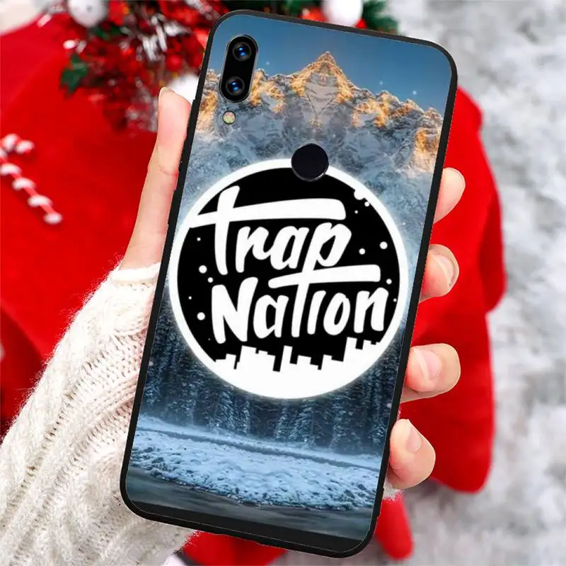

trap Nation R&B fashion poster high quality Phone Case cover For Xiaomi Redmi note 7 8 9 t k30 max3 9 s 10 pro lite